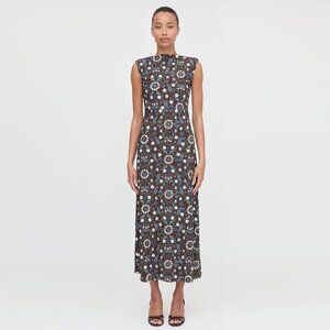 Hill House Home The Sloane Dress - Chocolate Swedish Floral